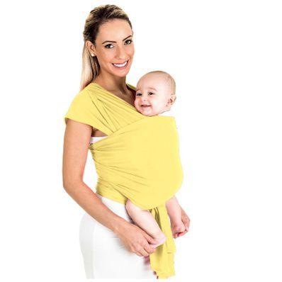 Imagem de Baby Sling Mamãe Canguru Malha 100% Algodão Wrap Sling