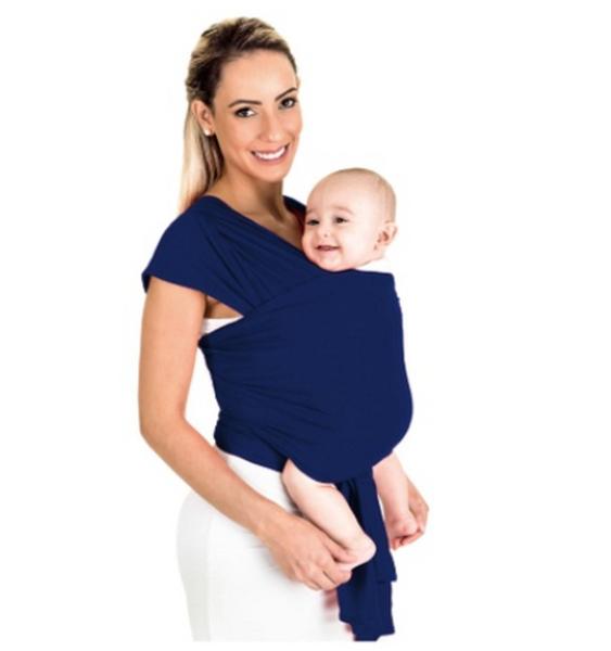 Imagem de Baby Sling Mamãe Canguru Malha 100% Algodão Wrap Sling