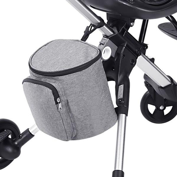 Imagem de Baby Stroller Basket Bolsa de grande capacidade Bb Hook Hanging Bag,