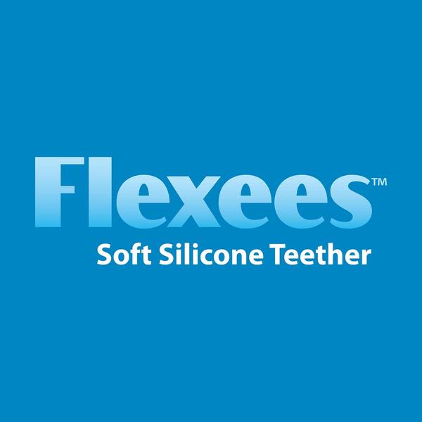 Imagem de Baby Teether Dr. Brown's Flexees Blue Sloth 3m+ de silicone