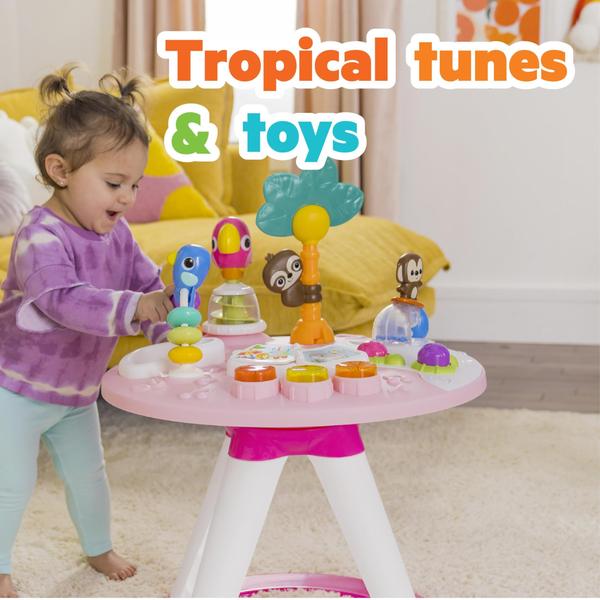 Imagem de Baby Walker Bright Starts Around We Go Tropic Coral 2 em 1