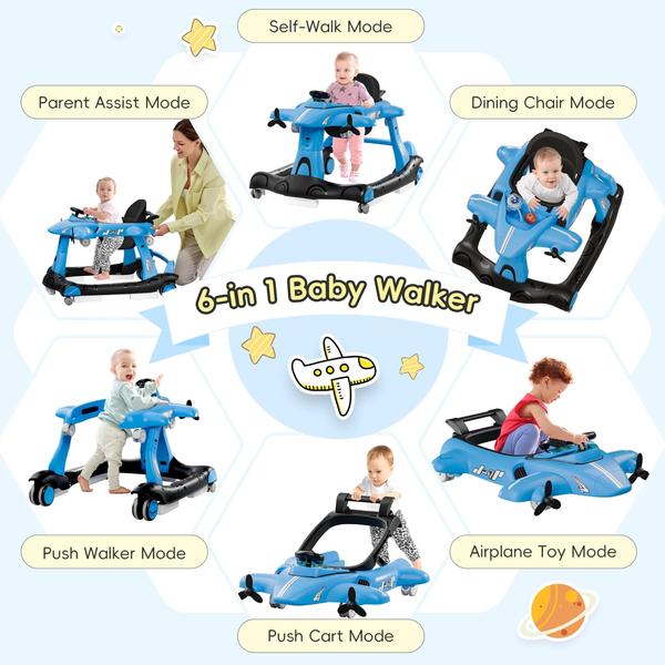 Imagem de Baby Walker Xilingol 6 em 1 com velocidade ajustável de 6 a 18 meses