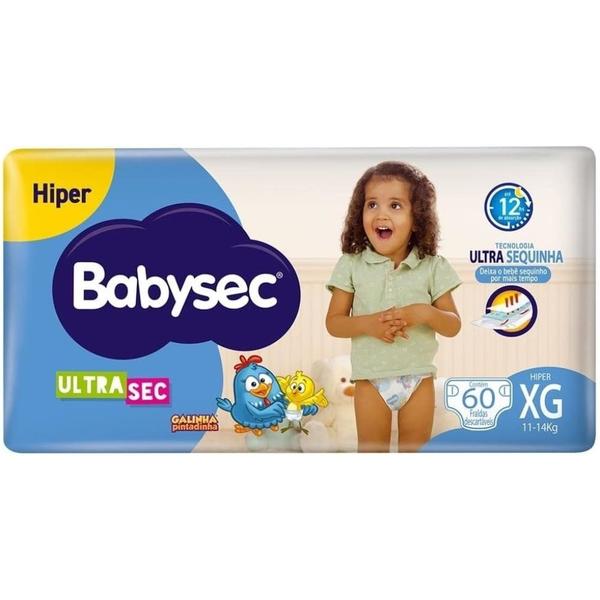 Imagem de Babysec Fralda Ultrasec Galinha Pintadinha Azul Xg 60 Unidades