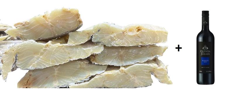 Imagem de Bacalhau Imperial Salgado Graúdo Zarbo 1 kilo + Vinho Seco