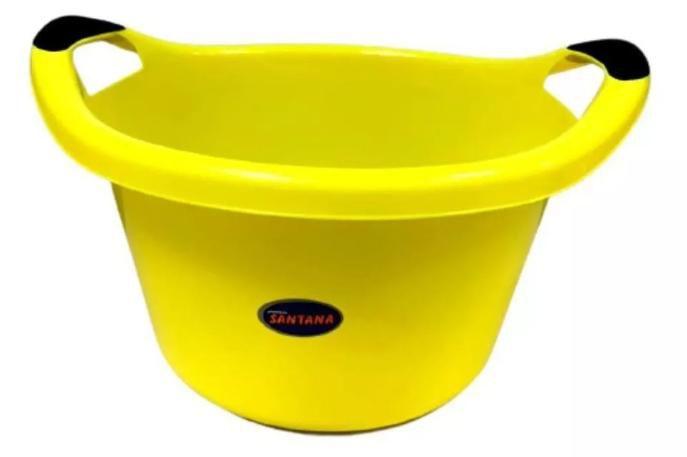 Bacia 14,8 litros neon com pegador santana Imagem de Bacia 14,8 litros neon com pegador santana