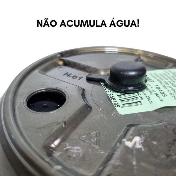 Imagem de Bacia 24cm com Haste para Jardim Suspenso Vaso anti-dengue