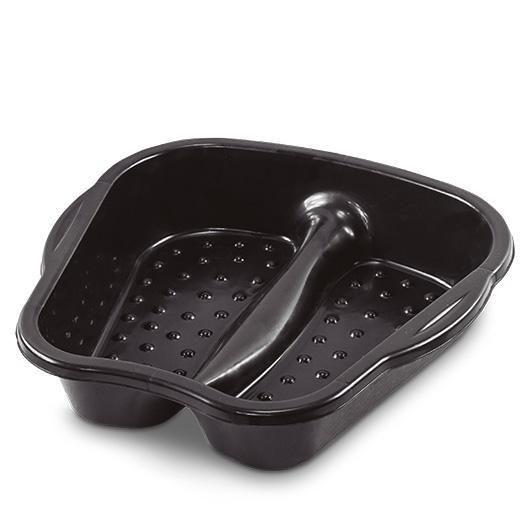 Bacia Anatômica Pedicure Plástico Grande 4L Preta Arqplast Imagem de Bacia Anatômica Pedicure Plástico Grande 4L Preta Arqplast