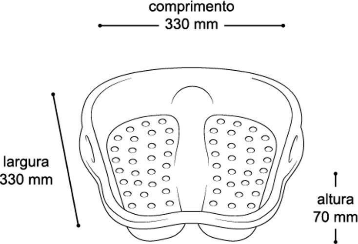 Bacia Anatômica Pedicure Plástico Grande 4L Preta Arqplast Imagem de Bacia Anatômica Pedicure Plástico Grande 4L Preta Arqplast