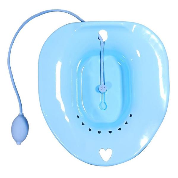 Bacia Banho De Assento E Higiene Íntima Cor ul Longevitech Imagem de Bacia Banho De Assento E Higiene Íntima Cor ul Longevitech