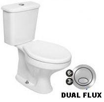 Imagem de Bacia Com Caixa Acoplada Dual Flux Ravena Deca P.909.17 Branca