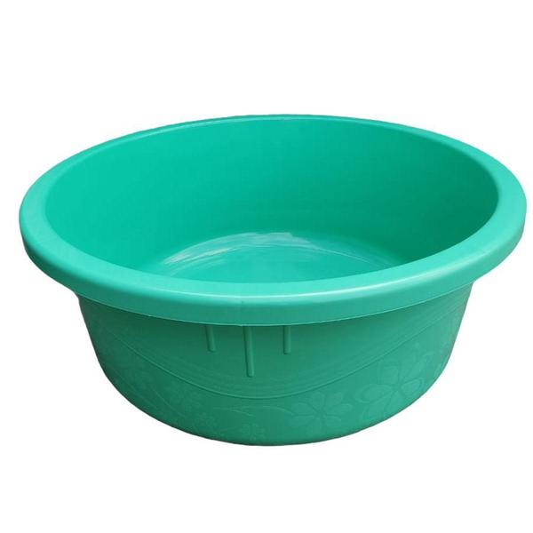 Bacia De Plástico Com Alça Grande Verde 100 Litros Arqplast Imagem de Bacia De Plástico Com Alça Grande Verde 100 Litros Arqplast