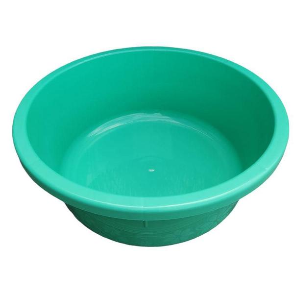 Bacia De Plástico Com Alça Grande Verde 100 Litros Arqplast Imagem de Bacia De Plástico Com Alça Grande Verde 100 Litros Arqplast