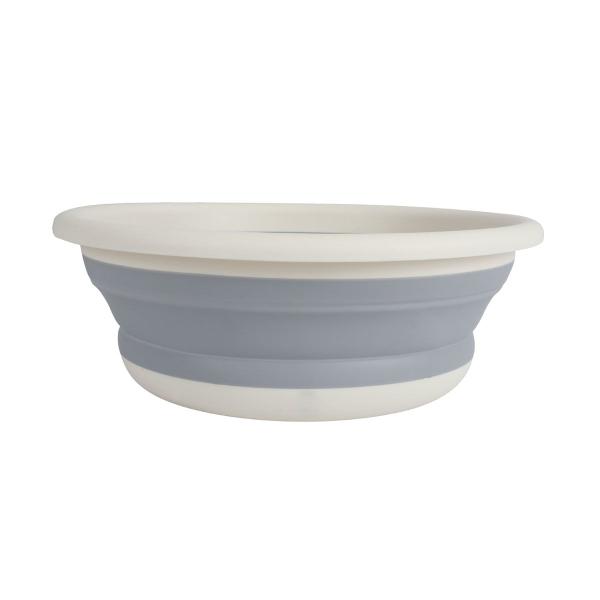 Bacia dobravel 8 litros - simplo branco Imagem de Bacia dobravel 8 litros - simplo branco
