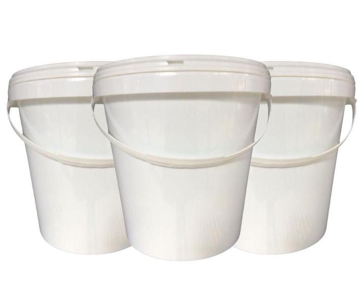 Bacia E Balde Para Bebe 3.6L - 3 Pçs - Nastripack Imagem de Bacia E Balde Para Bebe 3.6L - 3 Pçs