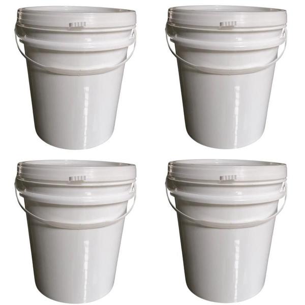 Bacia E Balde Para Bebe 5L Com Tampa 4 Pçs - Nastripack Imagem de Bacia E Balde Para Bebe 5L Com Tampa 4 Pçs