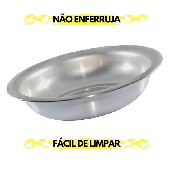 Bacia Grande em Aluminio Redonda N 45 Multiuso - Global Alumínio Imagem de Bacia Grande em Aluminio Redonda N 45 Multiuso - Global Alumínio