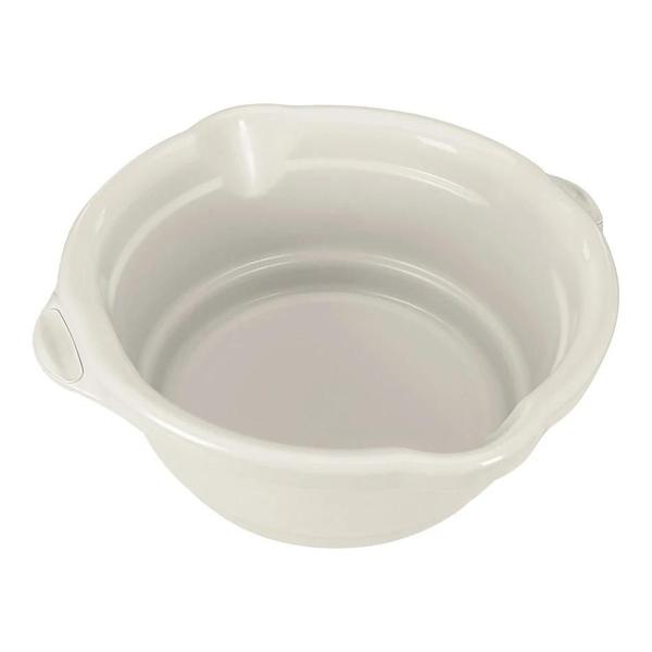 Bacia Infantil Plástica Sanremo Bege Branco Off White 27,5L Imagem de Bacia Infantil Plástica Sanremo Bege Branco Off White 27,5L