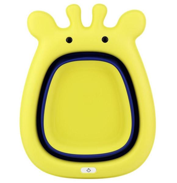 Imagem de Bacia Retrátil Infantil Bacia Silicone Clink Amarelo