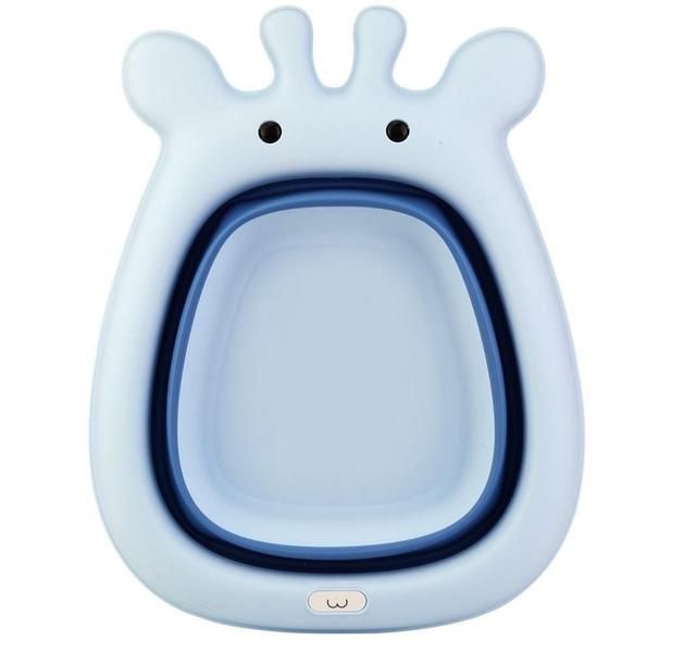 Imagem de Bacia Retrátil Infantil Bacia Silicone Clink - Azul