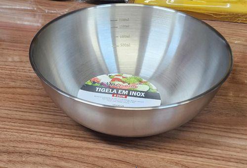 Imagem de Bacia Tigela Bowl Inox C/ Medidor Massa Saladas Profissional