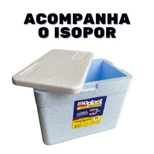 Imagem de Bag 17 Litros Com Isopor Mochila Térmica Delivery Preta