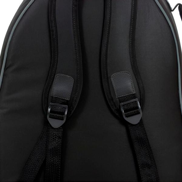Bag Capa Para Contra Baixo Alcochoada Extra Luxo Thida Profissional Alça Dupla Com Bolsos Imagem de Bag Capa Para Contra Baixo Alcochoada Extra Luxo Thida Profissional Alça Dupla Com Bolsos