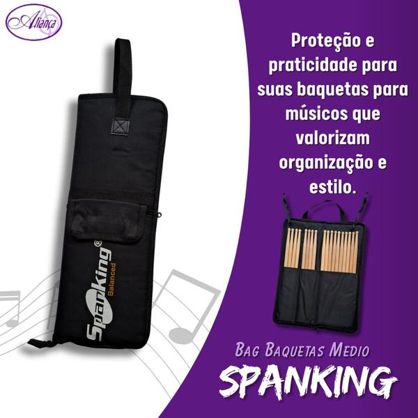 Imagem de Bag Case Capa Estojo Para Baquetas Spanking (Médio)