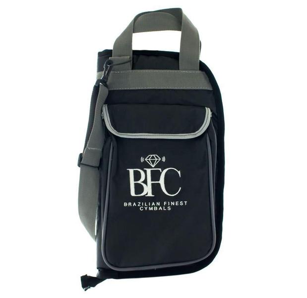 Bag de Baquetas BFC Brazilian Finest Cymbals Preta em material sintético Padrão Top de Linha (5021) Imagem de Bag de Baquetas BFC Brazilian Finest Cymbals Preta em material sintético Padrão Top de Linha (5021)