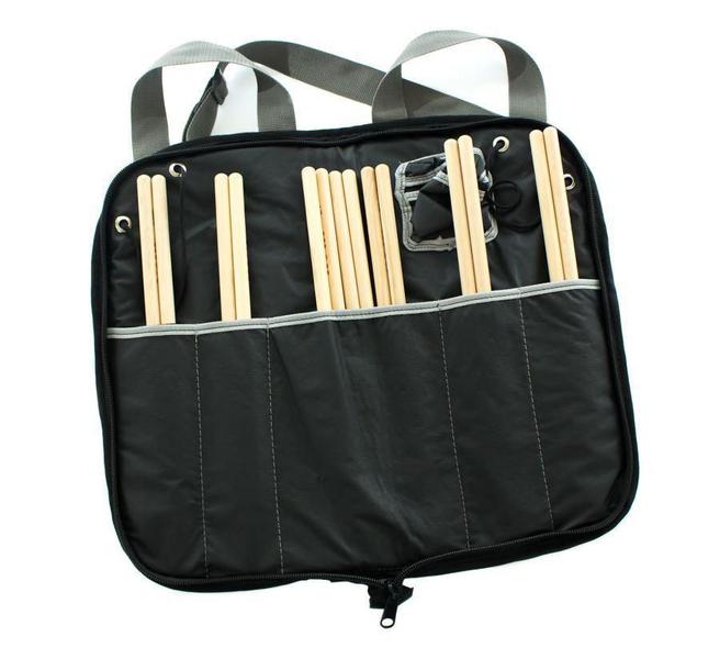 Bag de Baquetas BFC Brazilian Finest Cymbals Preta em material sintético Padrão Top de Linha (5021) Imagem de Bag de Baquetas BFC Brazilian Finest Cymbals Preta em material sintético Padrão Top de Linha (5021)