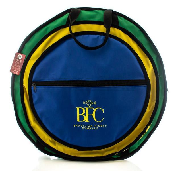 Imagem de Bag de Pratos BFC Brazilian Finest Cymbals Brasil Pratos até 24 com 3 Divisões Alça Mochila (4095)