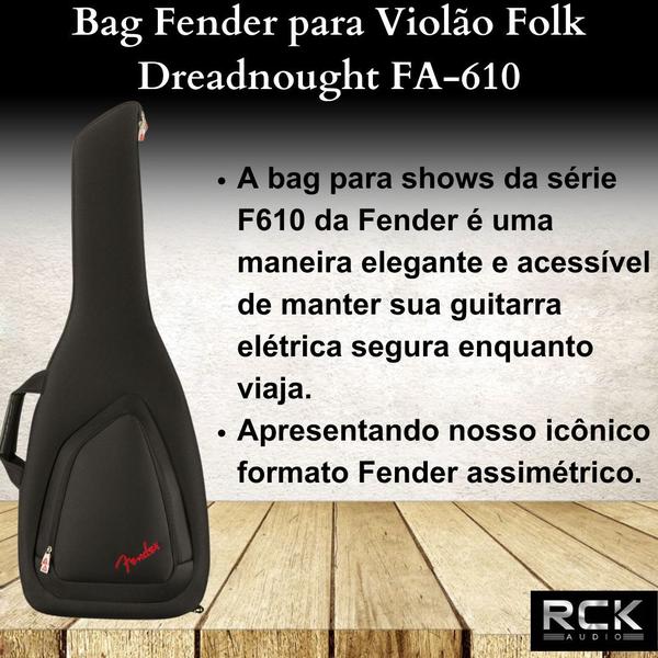 Imagem de Bag Fender para Violão Folk Dreadnought F-610