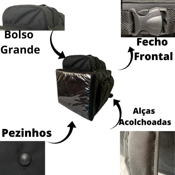 Imagem de Bag mochila 45 litros motoboy SEM ISOPOR