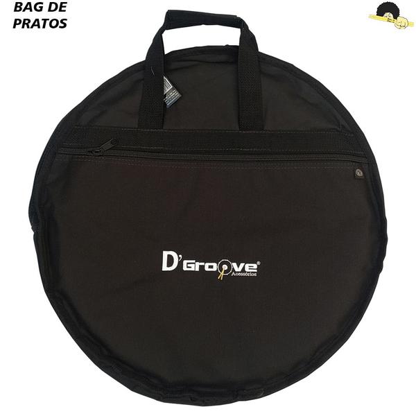 Imagem de Bag mochila de Pratos para bateria até 23 - DGroove Standard Series Com reforço
