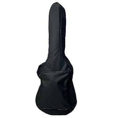 Imagem de Bag Super Luxo Para Violão Clássico Preto Com Bolso E Alça