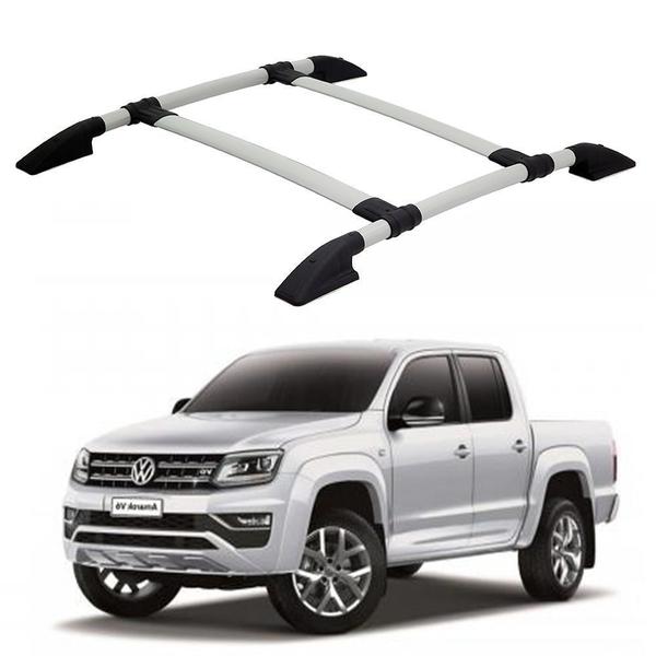 Imagem de Bagageiro amarok 2010 a 2014 2015 2016 2017 prata