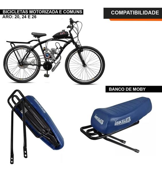 Imagem de Bagageiro Articulado Bicicleta Aro 20 24 26 Garupa Bike Reto