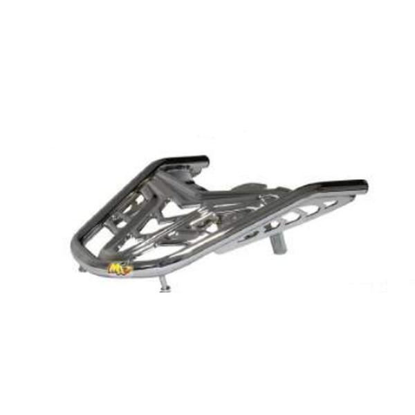 Bagageiro Biz 110 2018 2019 2020 Cromado - MA Motos Imagem de Bagageiro Biz 110 2018 2019 2020 Cromado
