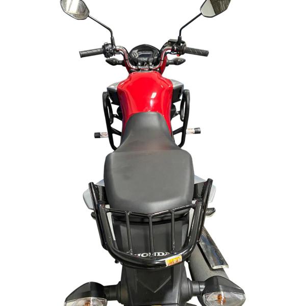 Bagageiro Churrasqueira Moto Cg Titan 160 ano 2016 2017 2018 2019 2020 2021 2022 2023 Reforçado Baú - MT ACESSÓRIOS Imagem de Bagageiro Churrasqueira Moto Cg Titan 160 ano 2016 2017 2018 2019 2020 2021 2022 2023 Reforçado Baú