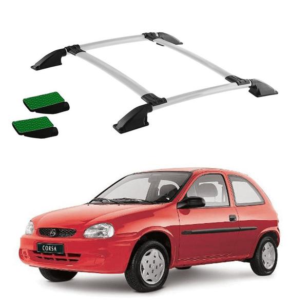 Imagem de Bagageiro Corsa Hatch 1995 96 97 98 1999 2000 Prata Colado