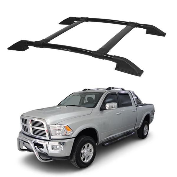 Imagem de Bagageiro Dodge RAM 2011 2012 2013 2014 2015 a 2020 Preto