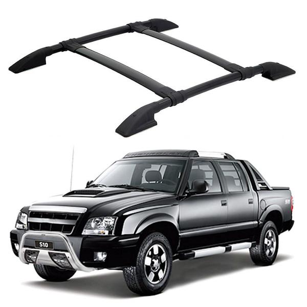 Bagageiro S10 1995 A 2007 2008 2008 2009 2010 2011 Preto - Solar Imagem de Bagageiro S10 1995 A 2007 2008 2008 2009 2010 2011 Preto
