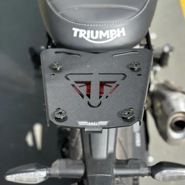 Bagageiro Scrambler 400x e Speed 400 Bráz Acessórios 2024+ Imagem de Bagageiro Scrambler 400x e Speed 400 Bráz Acessórios 2024+