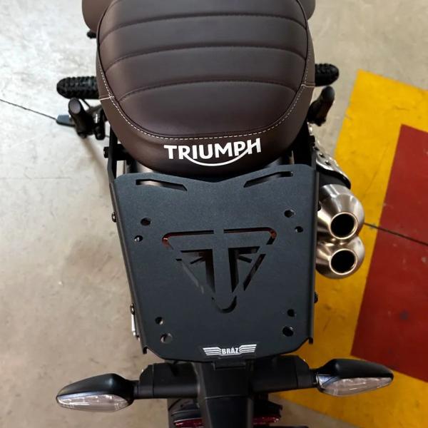 Bagageiro Scrambler 400x e Speed 400 Bráz Acessórios 2024+ Imagem de Bagageiro Scrambler 400x e Speed 400 Bráz Acessórios 2024+