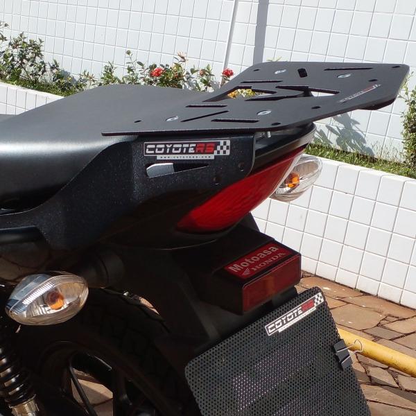 Imagem de Bagageiro / Suporte Coyote Preto - CG 150 / 160 Fan / Start ano 2014 em Diante - Honda 