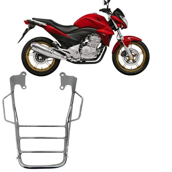 Imagem de Bagageiro Suporte Para Bau Cb 300 2009 A 2015 Compacto Motocicletas