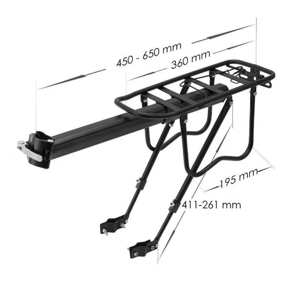 Imagem de Bagageiro Traseiro Bicicleta 26, 27.5, 29 Disco Vbrake