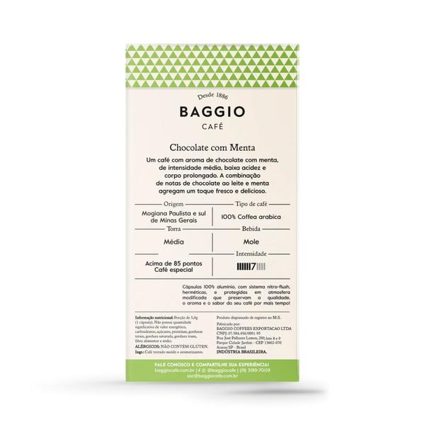 Imagem de Baggio Café Aromas Chocolate c/ Menta - c/ 10 Cápsulas - Compatíveis com Nespresso