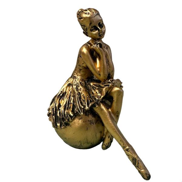 Imagem de Bailarina Estatueta Decorativa Ballet Presente Clássico