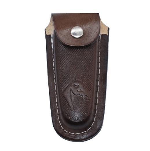 Imagem de Bainha Couro Canivete Estilo Country Cawboy Barretos 13Cm