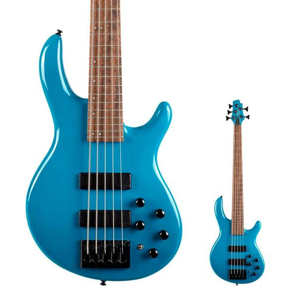 Imagem de Baixo 5 Cordas Ativo Bartolini Cort C5 Deluxe CBL Blue